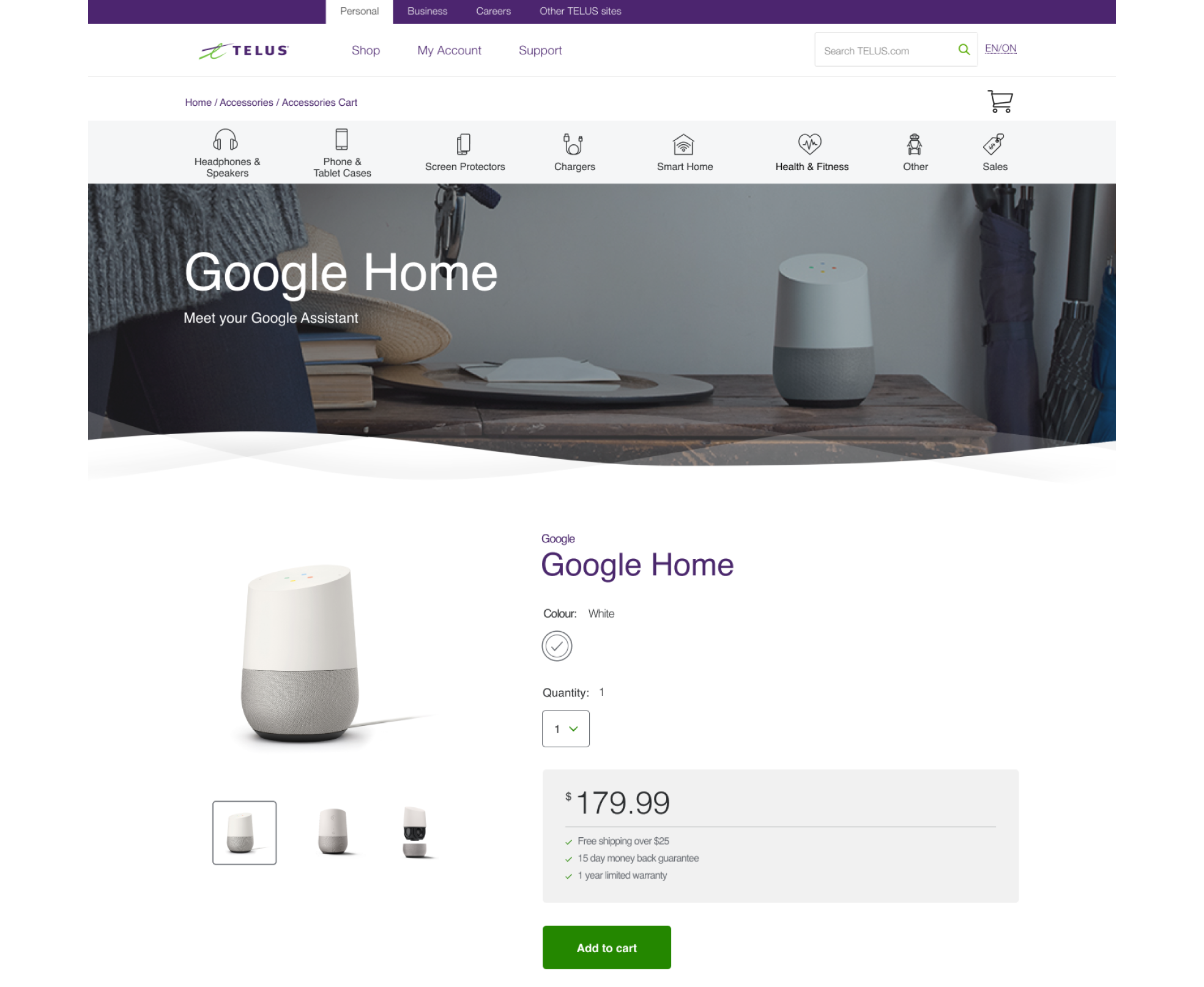 Product Detail Page