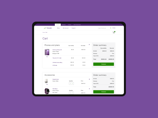 TELUS Cart