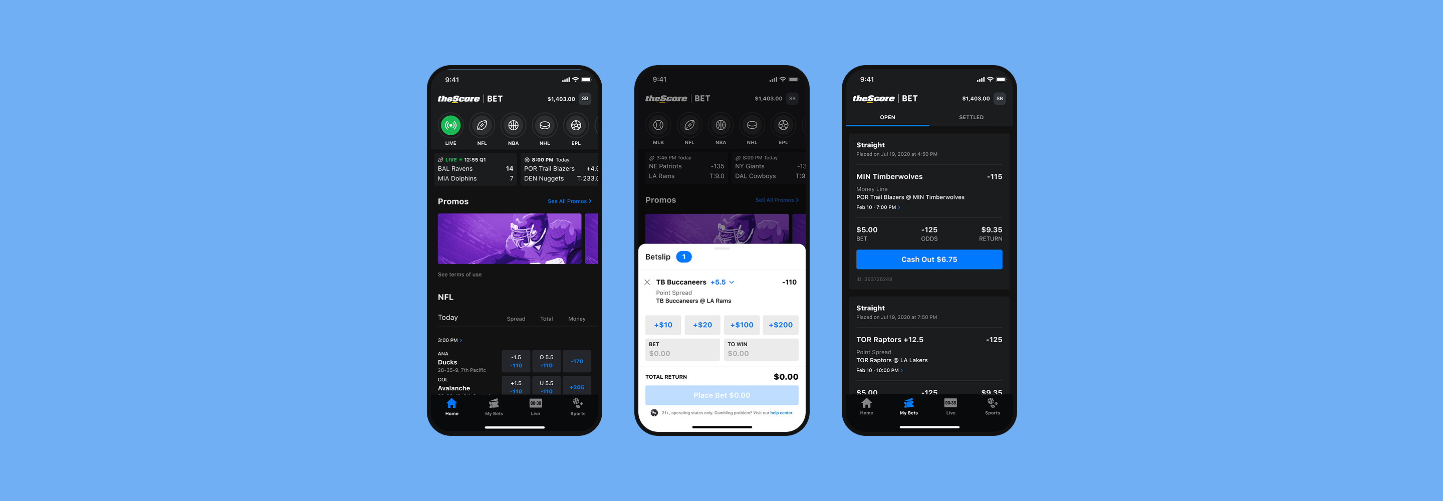 theScore Bet Launch